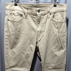Levi's 511 Slim Fit Men's Khaki Jeans 33x32